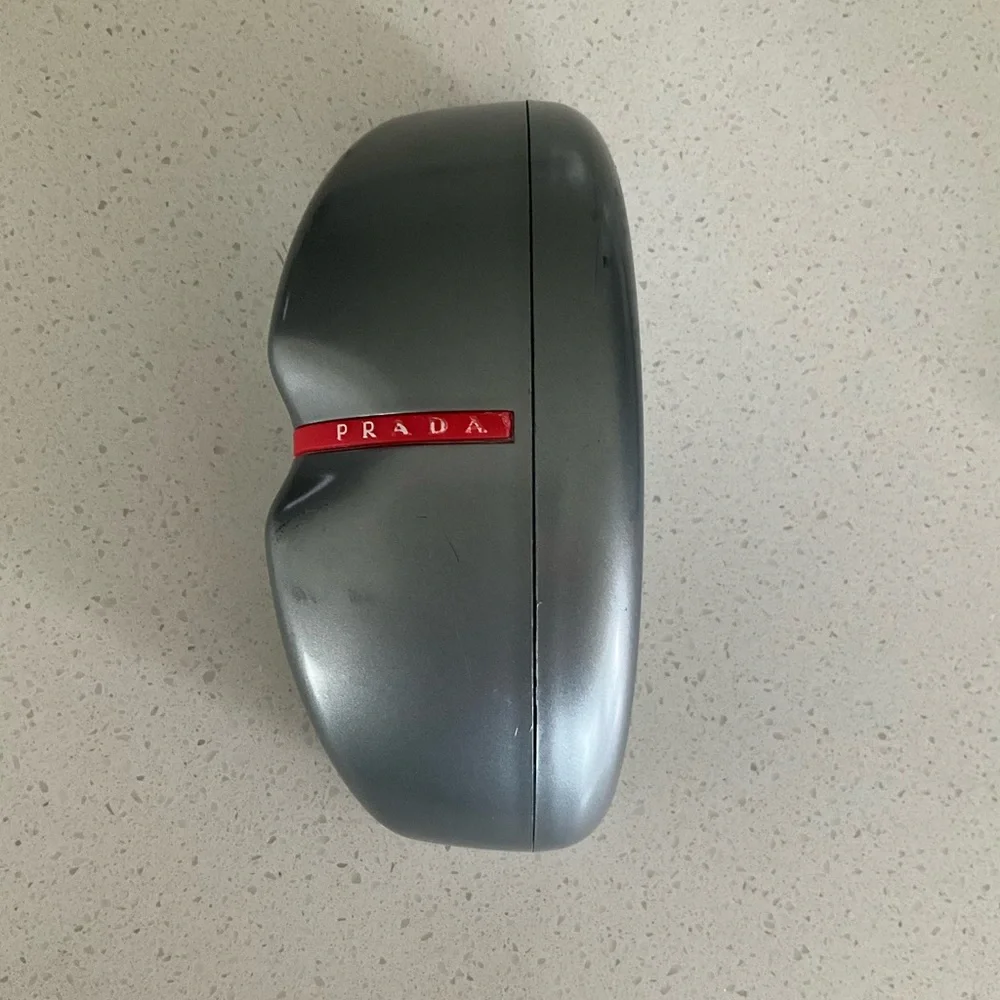 Prada Silver sunglasses case